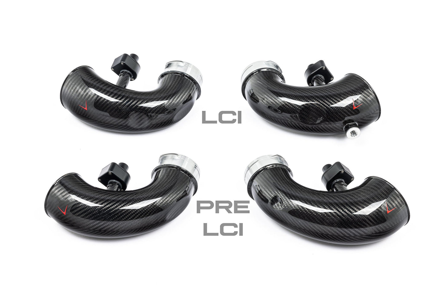 Eventuri BMW F9X X5M/X6M, G09 XM, X5/X7 M60i Pre-LCI Turbo Inlets - Gloss Finish