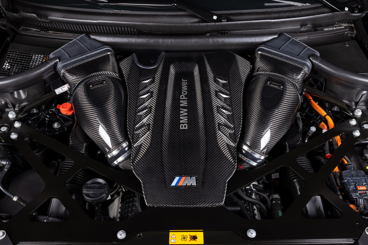 Eventuri BMW F9X X5M/X6M, G09 XM, X5/X7 M60i Pre-LCI Turbo Inlets - Gloss Finish