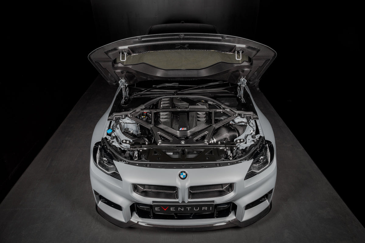 Eventuri Carbon Strut Brace for BMW G8x M2, M3, M4 - Gloss Finish