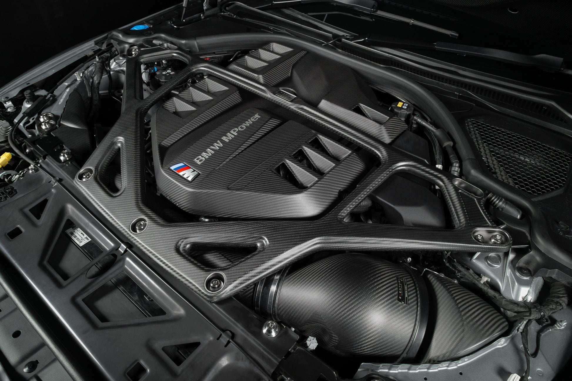 Eventuri Carbon Strut Brace for BMW G8x M2, M3, M4 - Matte Finish