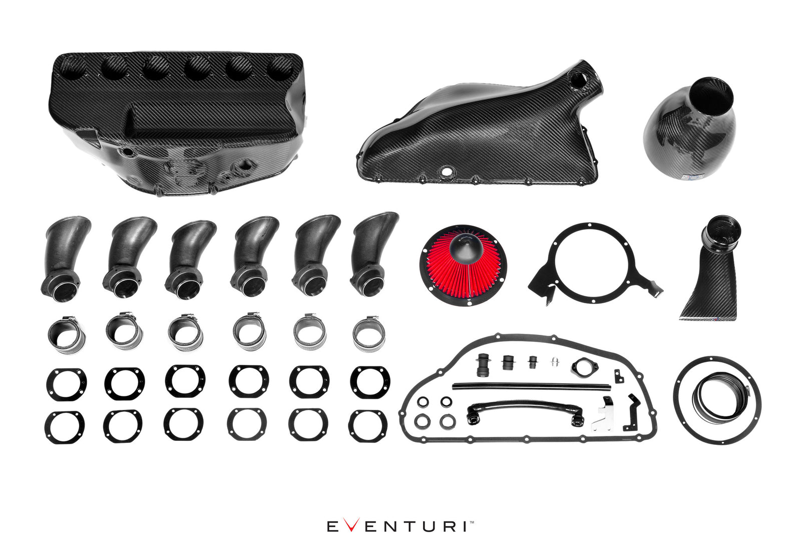 Eventuri BMW E46 M3 Hybrid Carbon Airbox without Full Carbon Intake