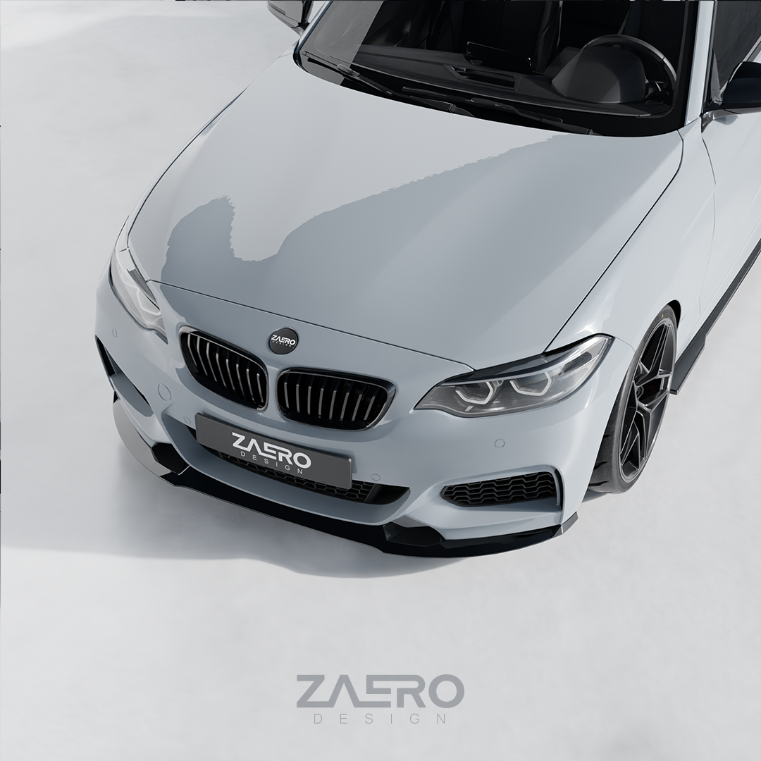 Zaero Design EVO-1 Front Lip/Splitter for BMW 2 Series F22 F23 2014-2021