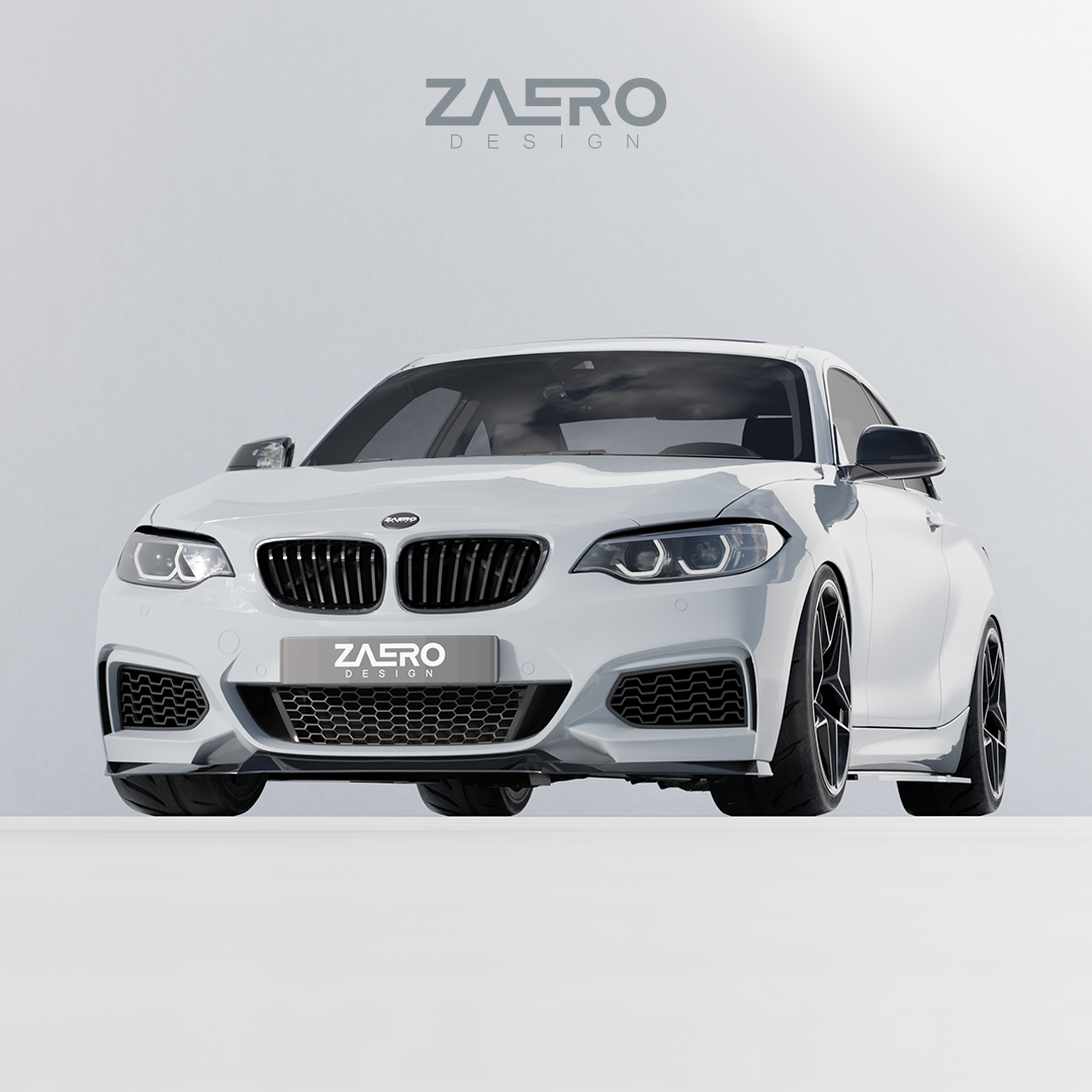 Zaero Design EVO-1 Front Lip/Splitter for BMW 2 Series F22 F23 2014-2021