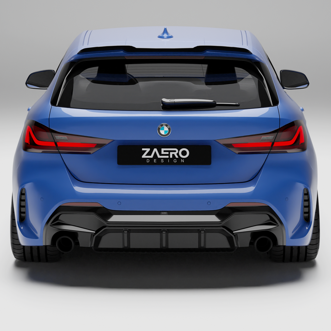 Zaero Design EVO-1 Diffuser for BMW 1 Series F40 (Pre-LCI)[Dual Exit] 2020-2023
