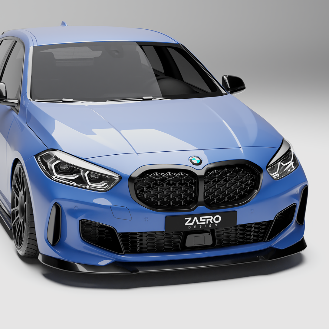 Zaero Design EVO-1 Front Lip/Splitter for BMW 1 Series F40 (Pre-LCI) 2020-2023
