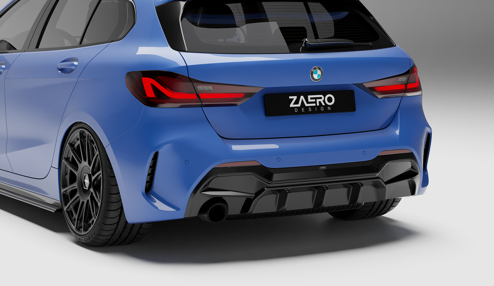 Zaero Design EVO-1 Diffuser for BMW 1 Series F40 (Pre-LCI) [Single Exit] 2020-2023