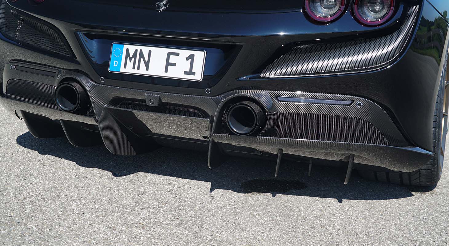 NOVITEC Ferrari F8 Tributo/Spider | Diffusor (for Cars with Rearview Camera)
