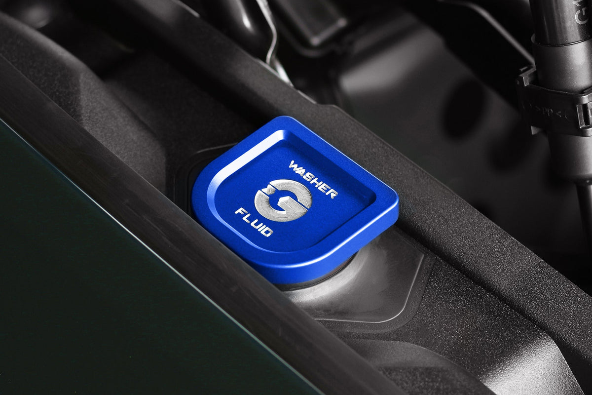 Goldenwrench Supply BMW M Car F9X/G9X M5 Series BLACKLINE Performance Washer Fluid Caps