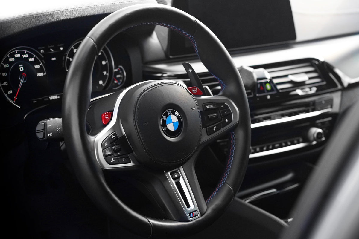 Goldenwrench Supply BMW G Chassis BLACKLINE Spec Billet Paddle Shifter Sets