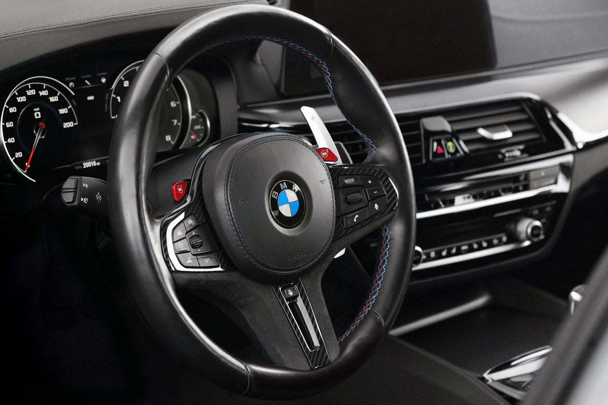 Goldenwrench Supply BMW G Chassis BLACKLINE Spec Billet Paddle Shifter Sets