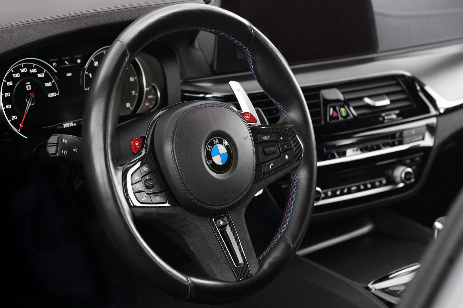 Goldenwrench Supply BMW G Chassis BLACKLINE Spec Billet Paddle Shifter Sets