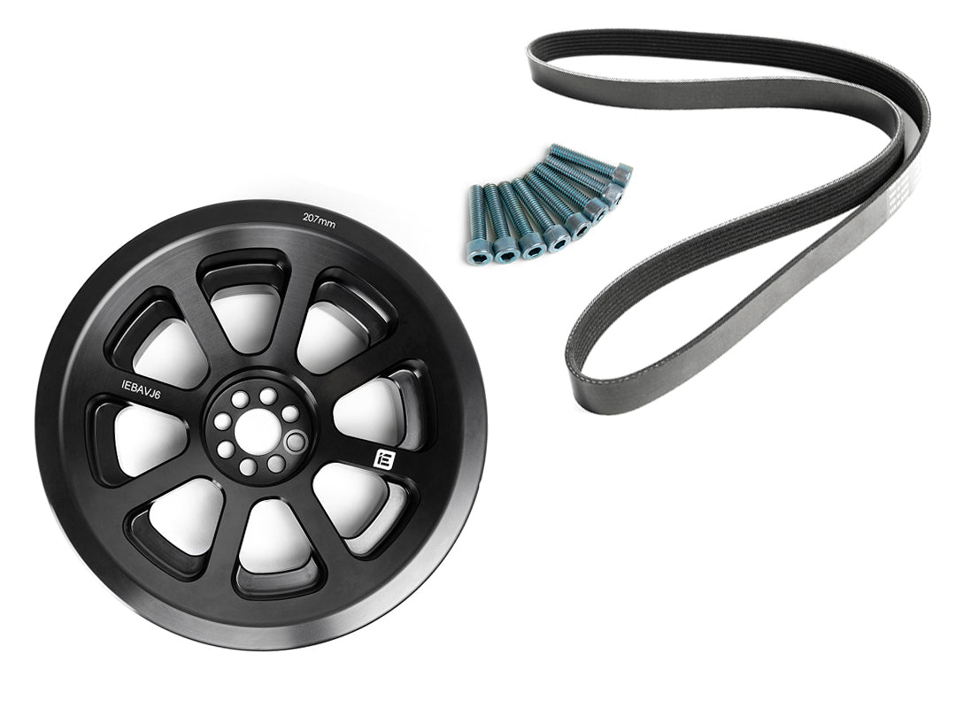 Integrated Engineering 3.0T TFSI 207MM Crank Pulley &amp; Damper Upgrade Kit | Fits Audi B8/B8.5 S4, S5, Q5, SQ5 &amp; C7 A6, A7