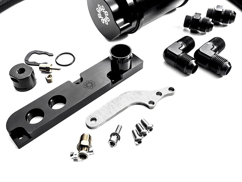 Integrated Engineering MK5 & MK6 Golf R 2.0T FSI Recirculating Catch Can Kit (For OEM Valve Cover)