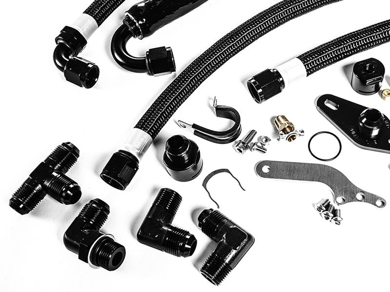 Integrated Engineering 2.0T FSI Catch Can Kit For IE Billet Valve Cover | Fits MK5, MK6 Golf R, Mk2 TTS