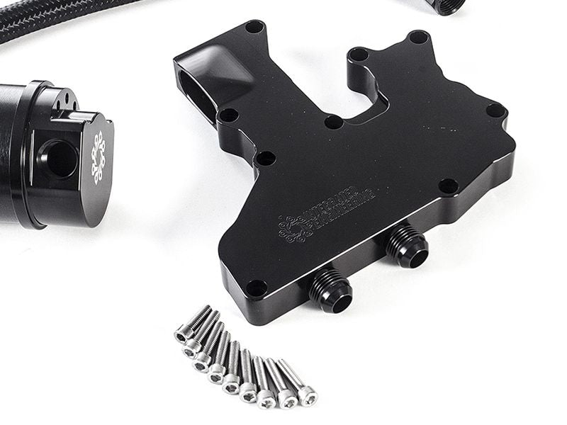 Integrated Engineering B8 A4 2.0T TSI Recirculating Catch Can Kit