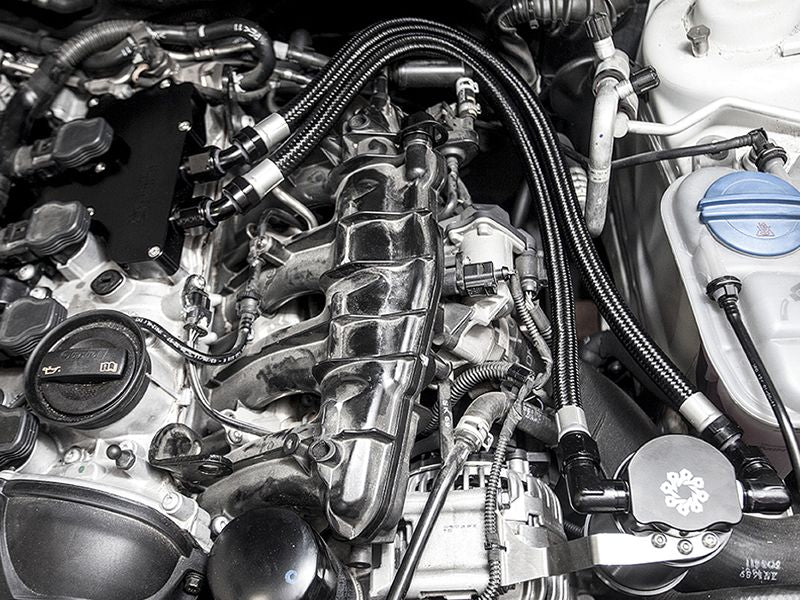 Integrated Engineering B8 A4 2.0T TSI Recirculating Catch Can Kit