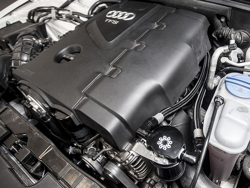 Integrated Engineering B8 A4 2.0T TSI Recirculating Catch Can Kit