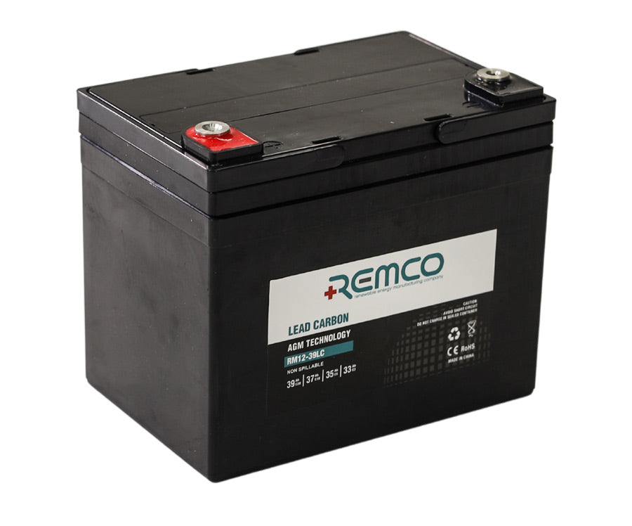 Remco 12V 50AH Lead Carbon Deep Cycle Battery - RM12-50LC - Image 1