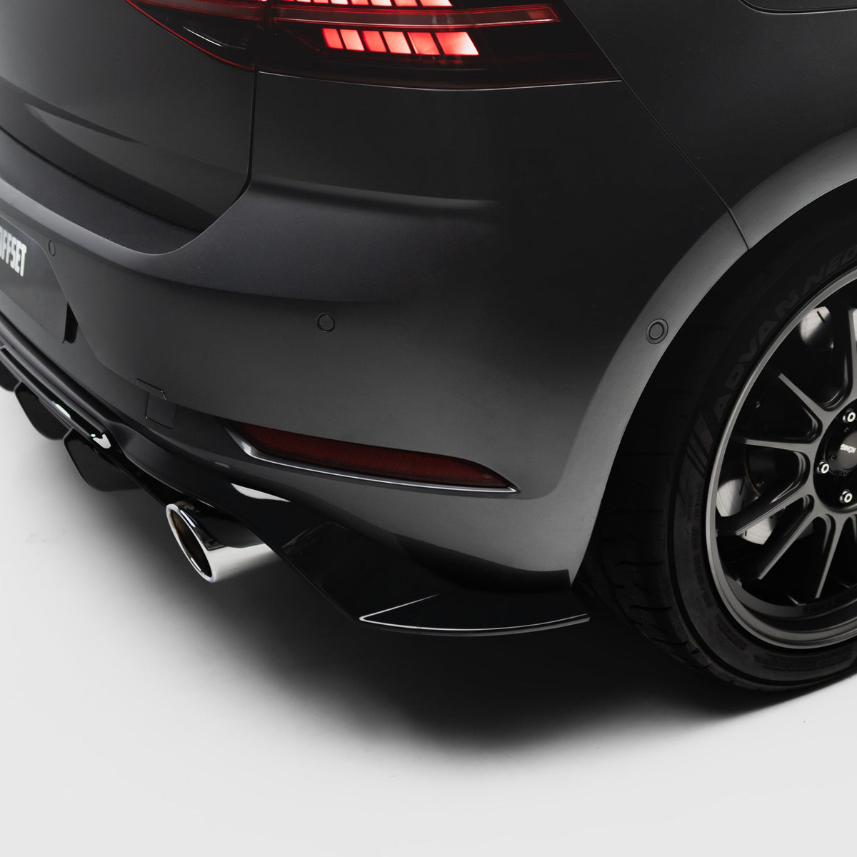 Zaero Design EVO-1 Rear Diffuser for Volkswagen Golf GTI MK7.5 2018-2021
