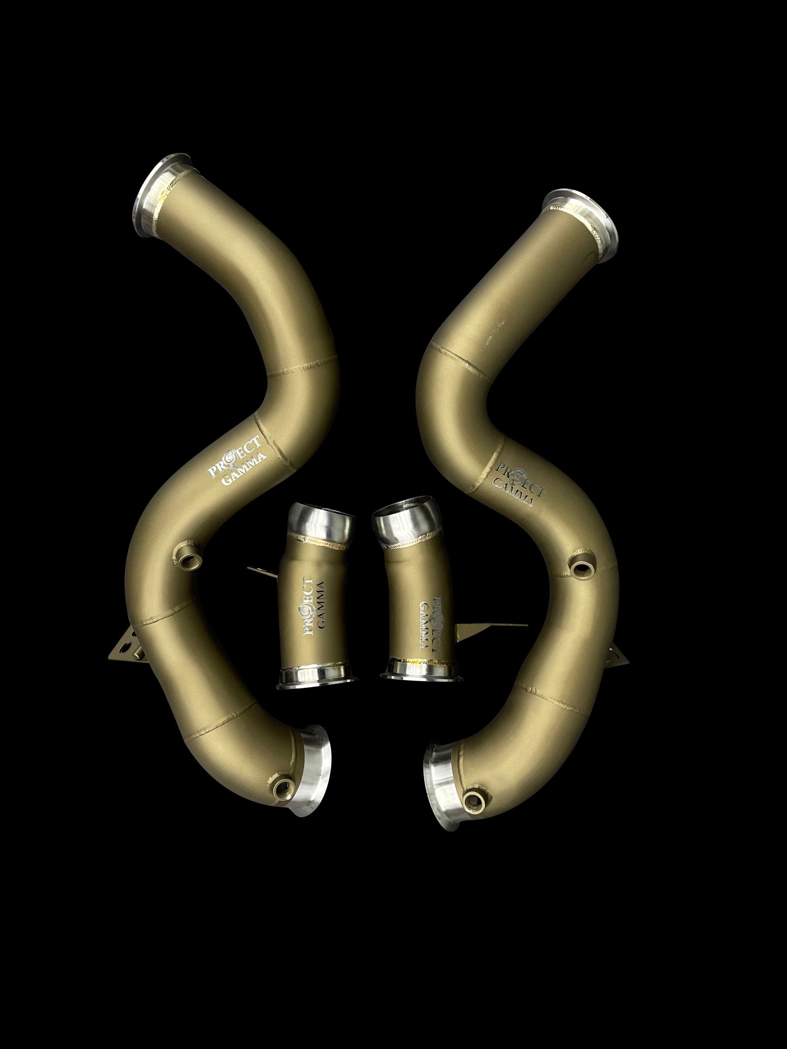 ProjectGamma Mercedes-Benz S63 AMG Stainless Steel Downpipes