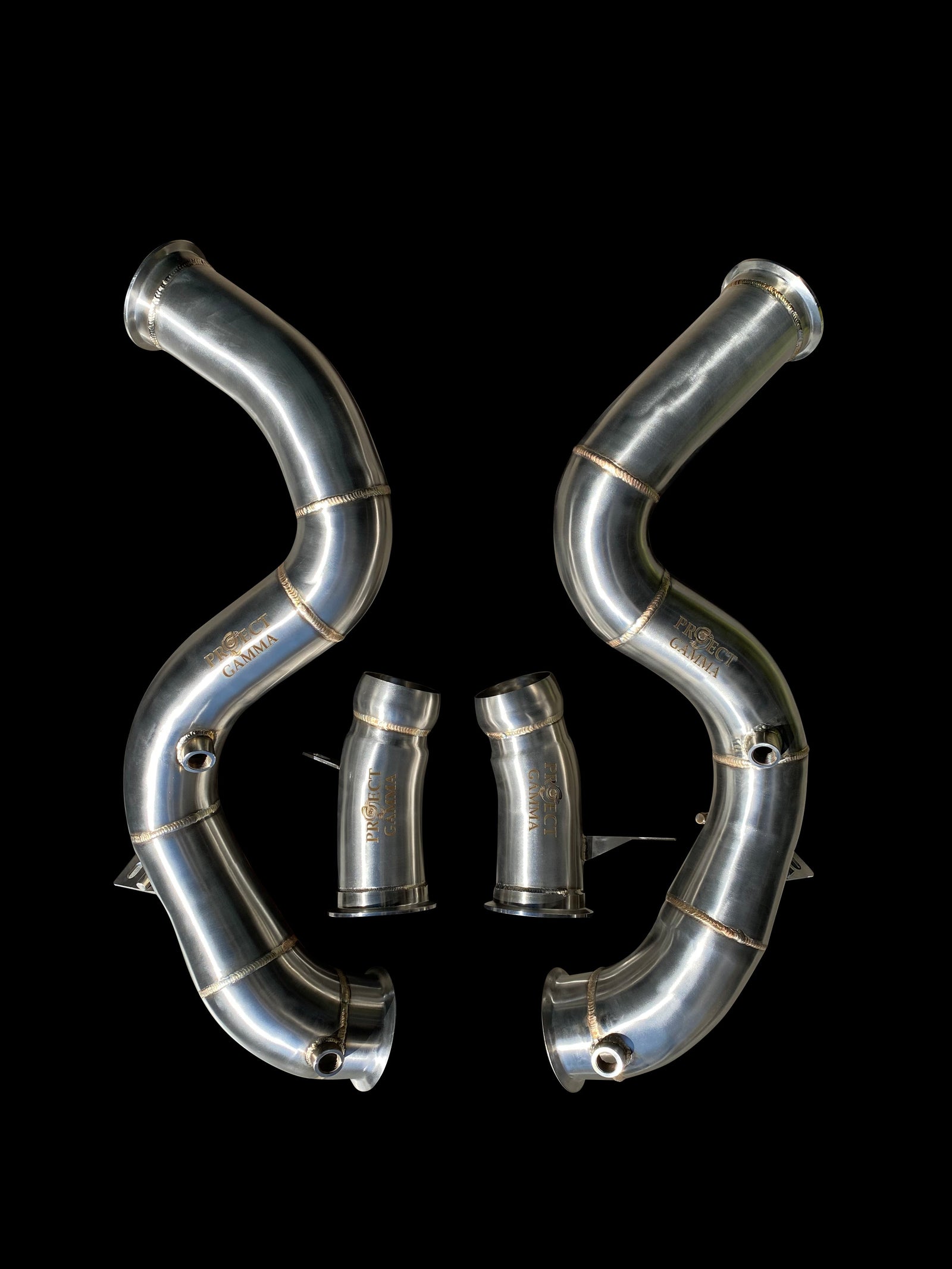 ProjectGamma Mercedes-Benz S63 AMG Stainless Steel Downpipes
