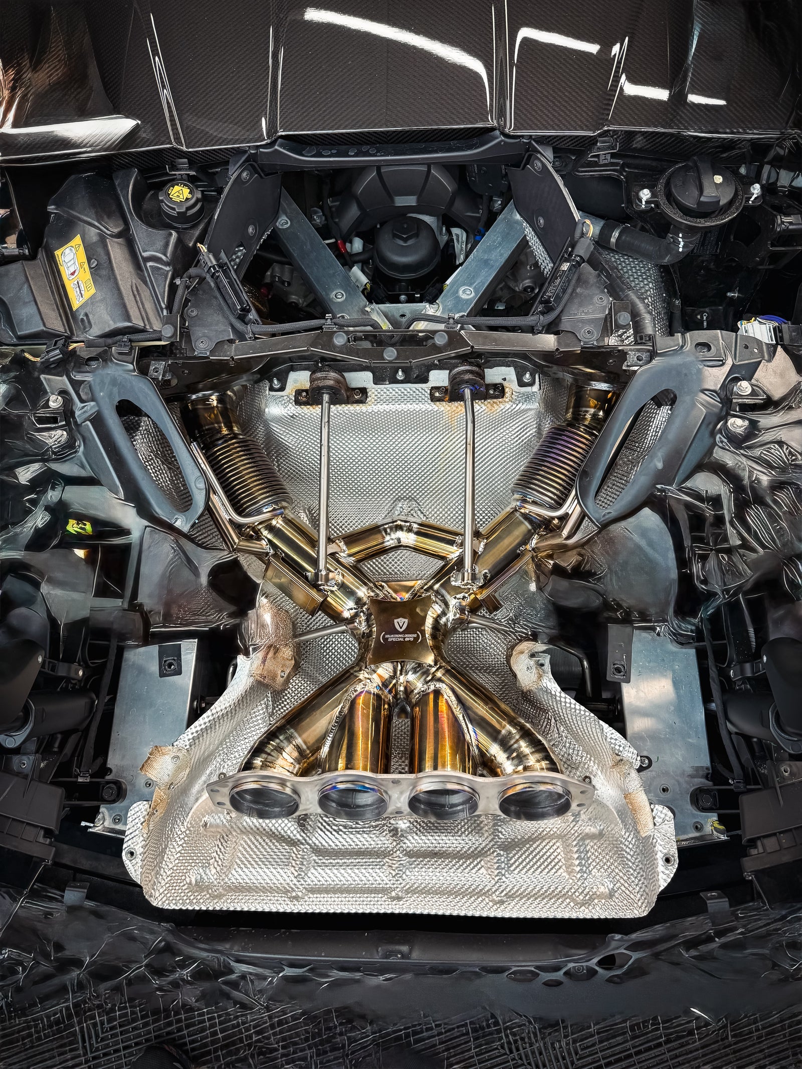 Valvetronic Mclaren 765LT F1 Race Exhaust System