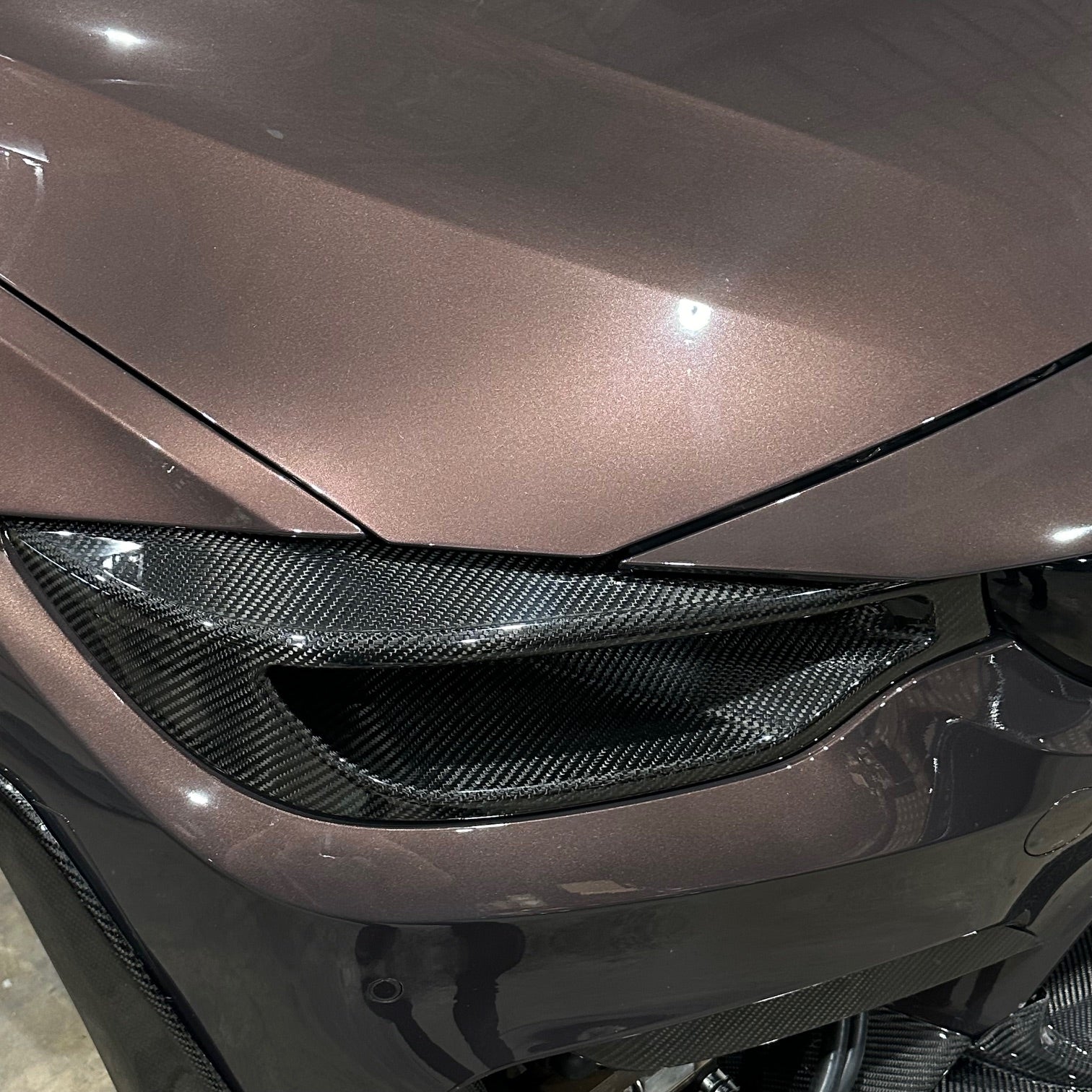ProjectGamma Carbon Fiber Headlight Delete for BMW F80 M3 / F82 F83 M4 / F32 4 Series