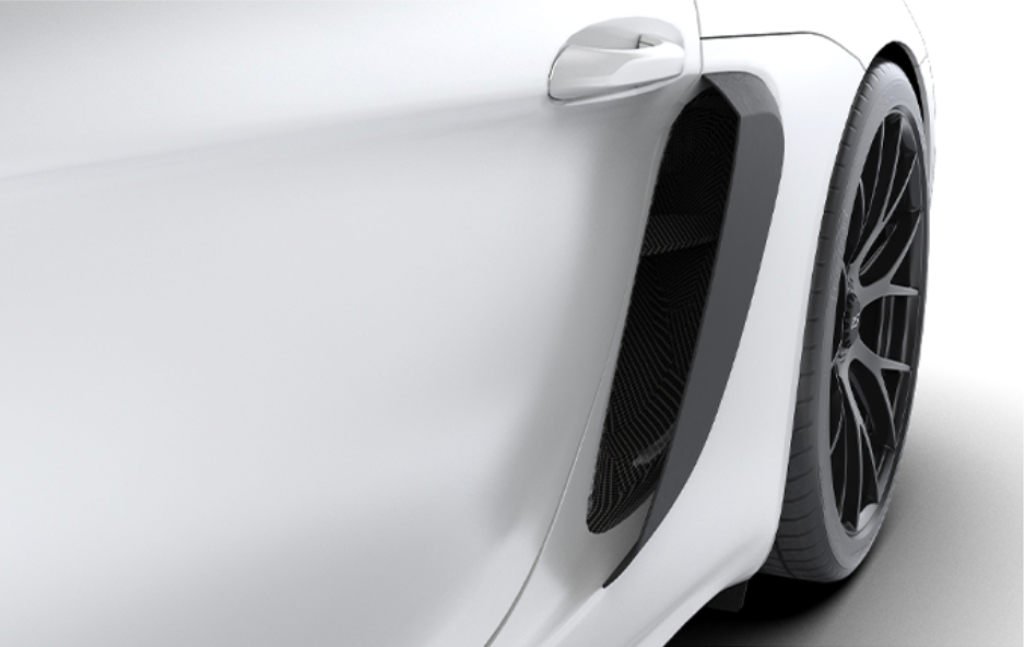 1016 Industries Porsche GT4RS Side Intake Inner Trim (Carbon Fiber)