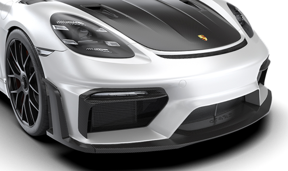 1016 Industries Porsche GT4RS Front Lip w/ Uprights (Carbon Fiber)