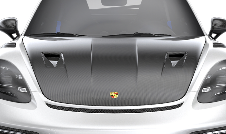 1016 Industries Porsche 718 Spyder RS Hood (Carbon Fiber)