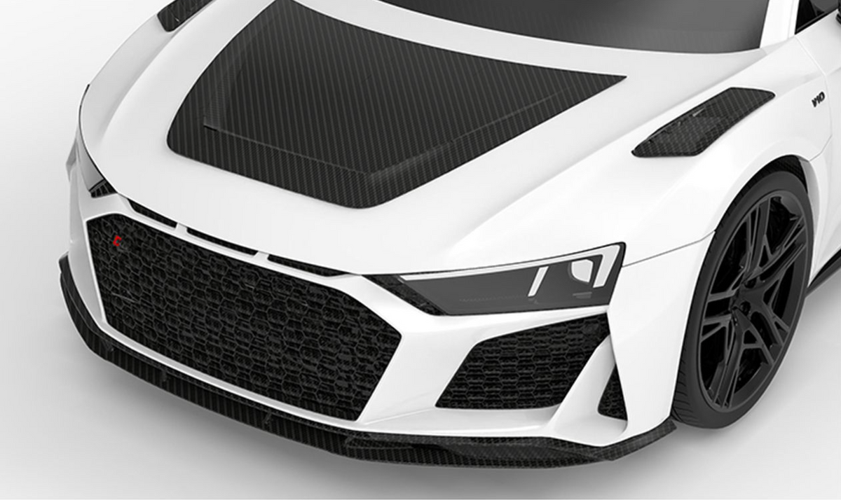 1016 Industries Audi (4S) R8 V10 MK2 Hood (Twill Carbon)