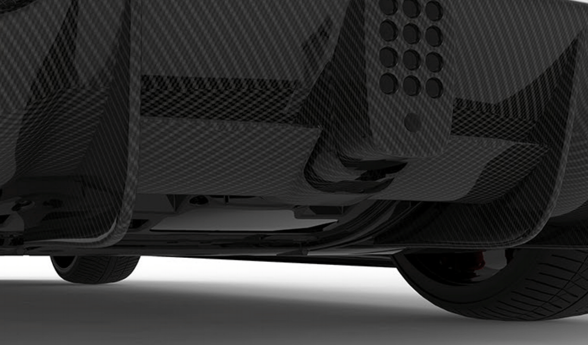 1016 Industries Ferrari 488 Rear Diffuser Lower Add On