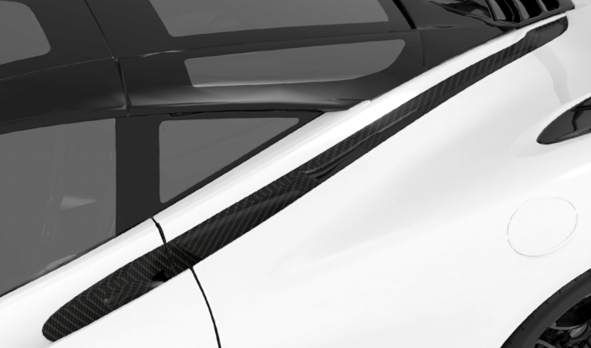 1016 Industries McLaren 720S Top Rear Fender Vent (Twill Carbon)