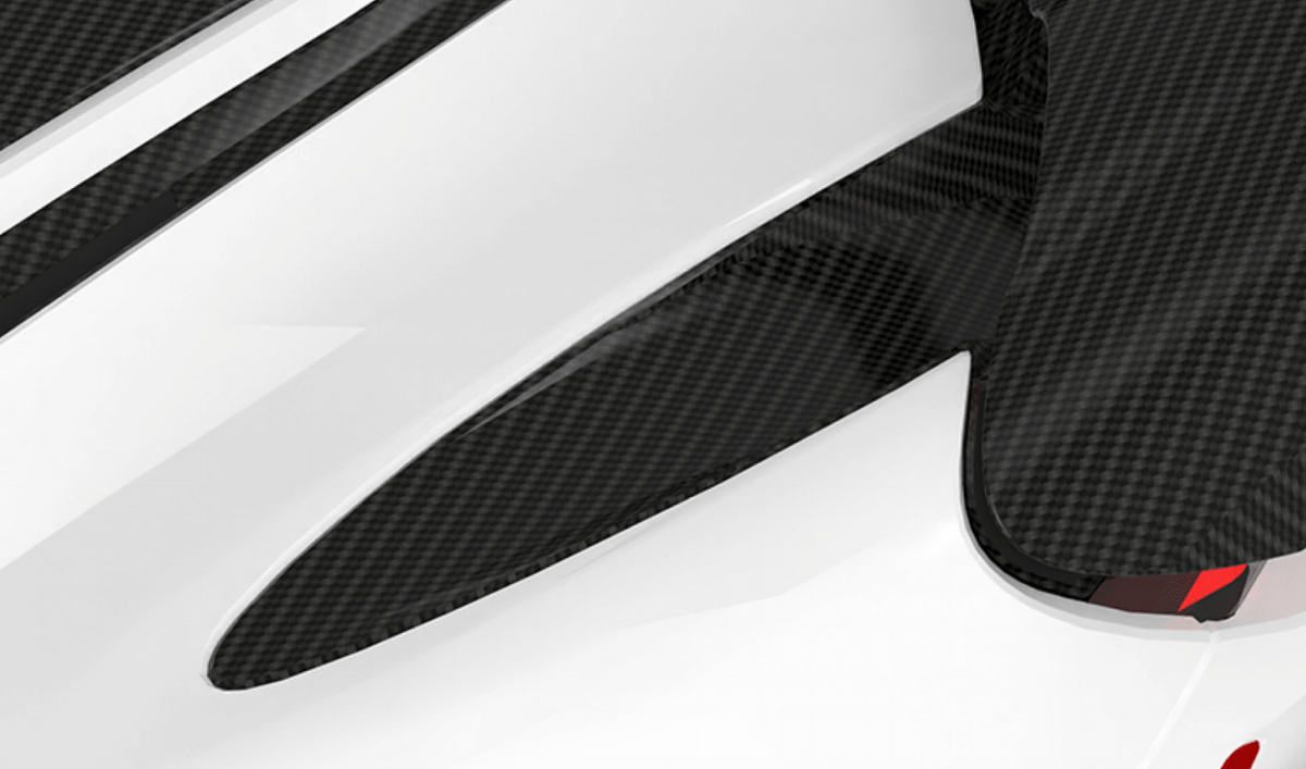 1016 Industries McLaren 720S Under Wing scoops (Twill Carbon)