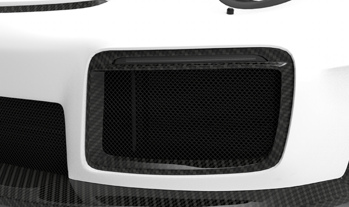 1016 Industries Porsche 991.2 GT2 RS Front DRL Surrounds (Twill Carbon)