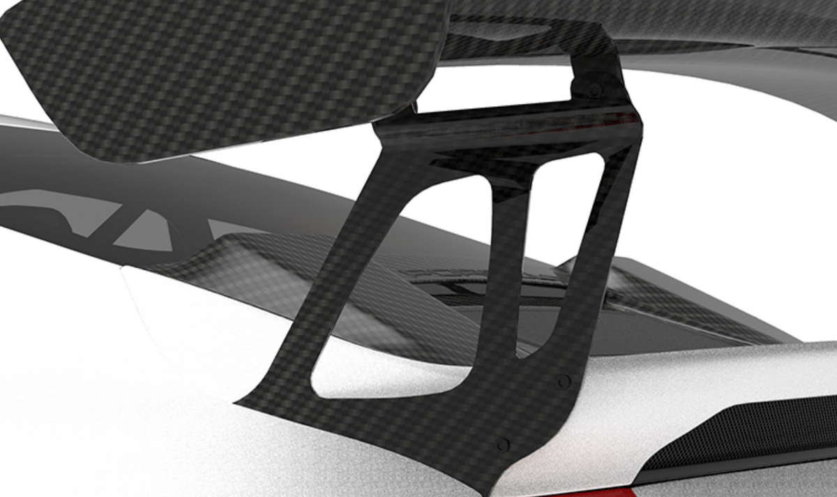 1016 Industries Porsche 991.2 GT2 RS Wing Legs (Twill Carbon)
