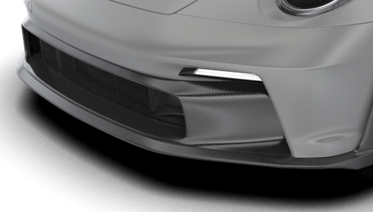 1016 Industries Porsche 992 GT3 RS Front Bumper Insert (Twill Carbon)
