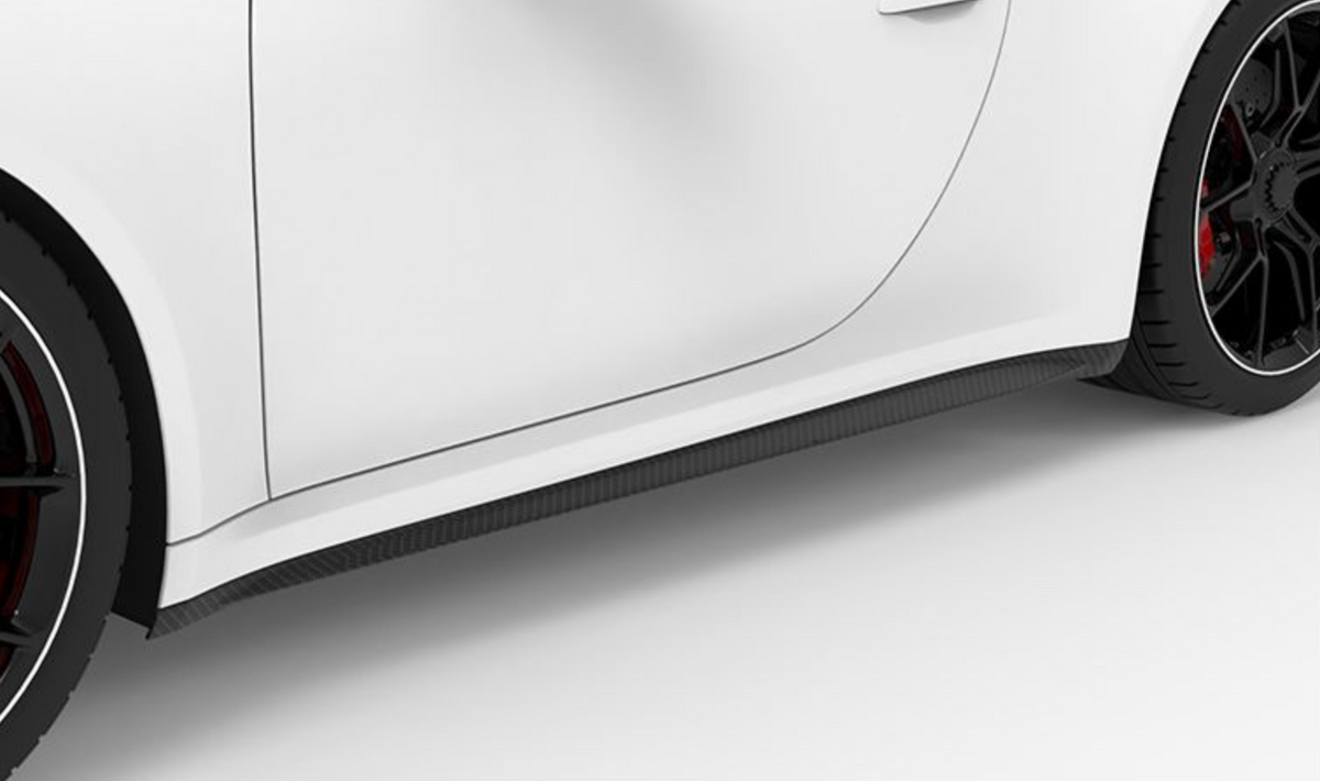 1016 Industries Porsche GT3 992 Side Skirts (Twill Carbon)