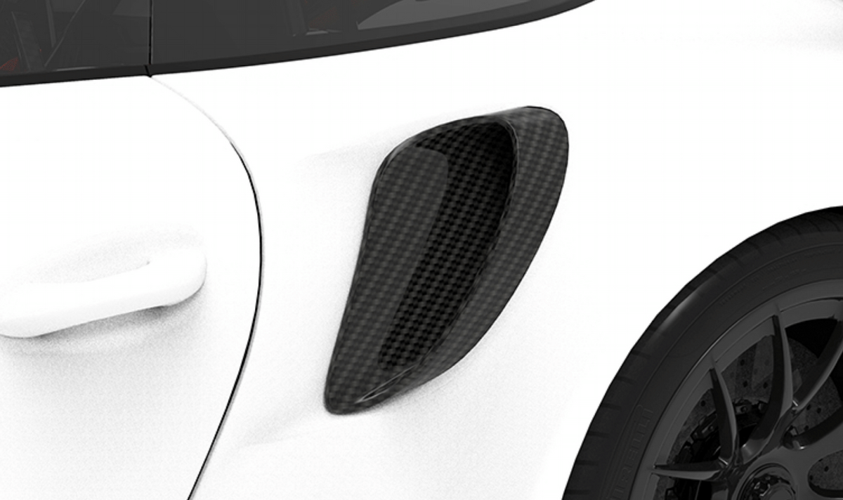 1016 Industries Porsche 991.2 GT2 RS Side Intakes (Twill Carbon)