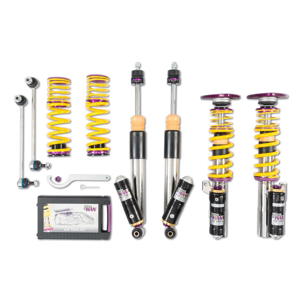 KW Coilover Kit V4 Clubsport for 05/2012+ Audi S3 (8V1, 8VK) w/ FA Top Mounts
