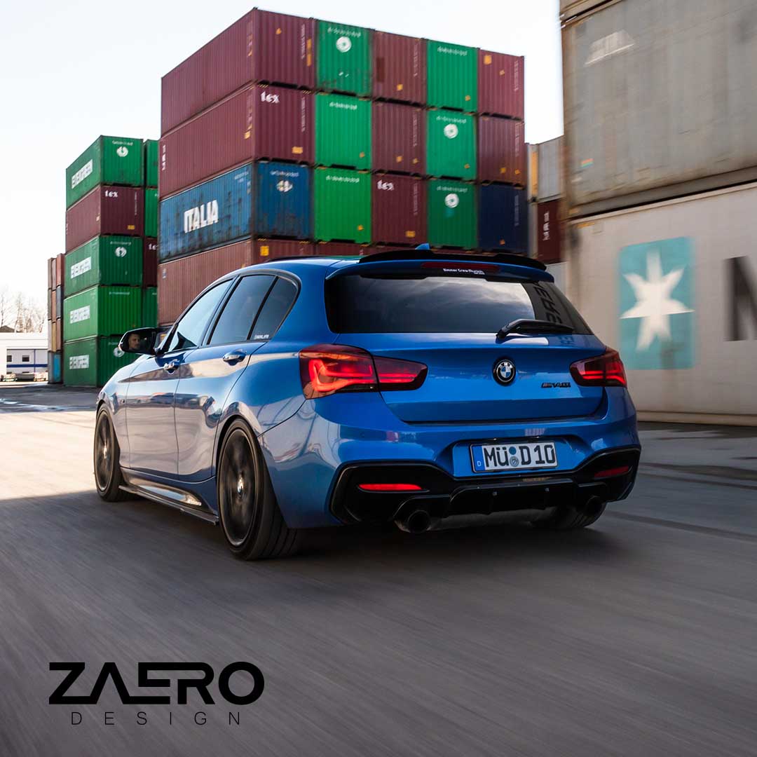 Zaero Design EVO-1 Diffuser for BMW 1 Series F20 (LCI)[Dual Exit] 2016-2019