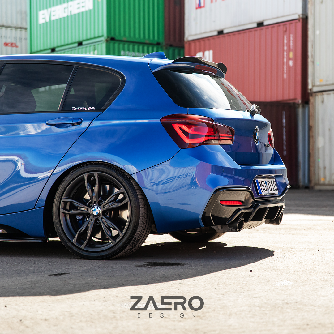 Zaero Design EVO-1 Diffuser for BMW 1 Series F20 (LCI)[Dual Exit] 2016-2019