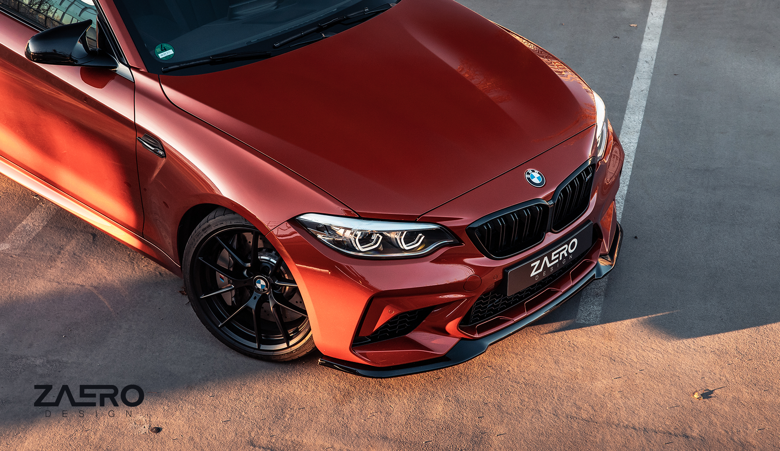 Zaero Design EVO-S Front Lip/Splitter for BMW M2 / M2 Competition F87 (LCI) 2018+