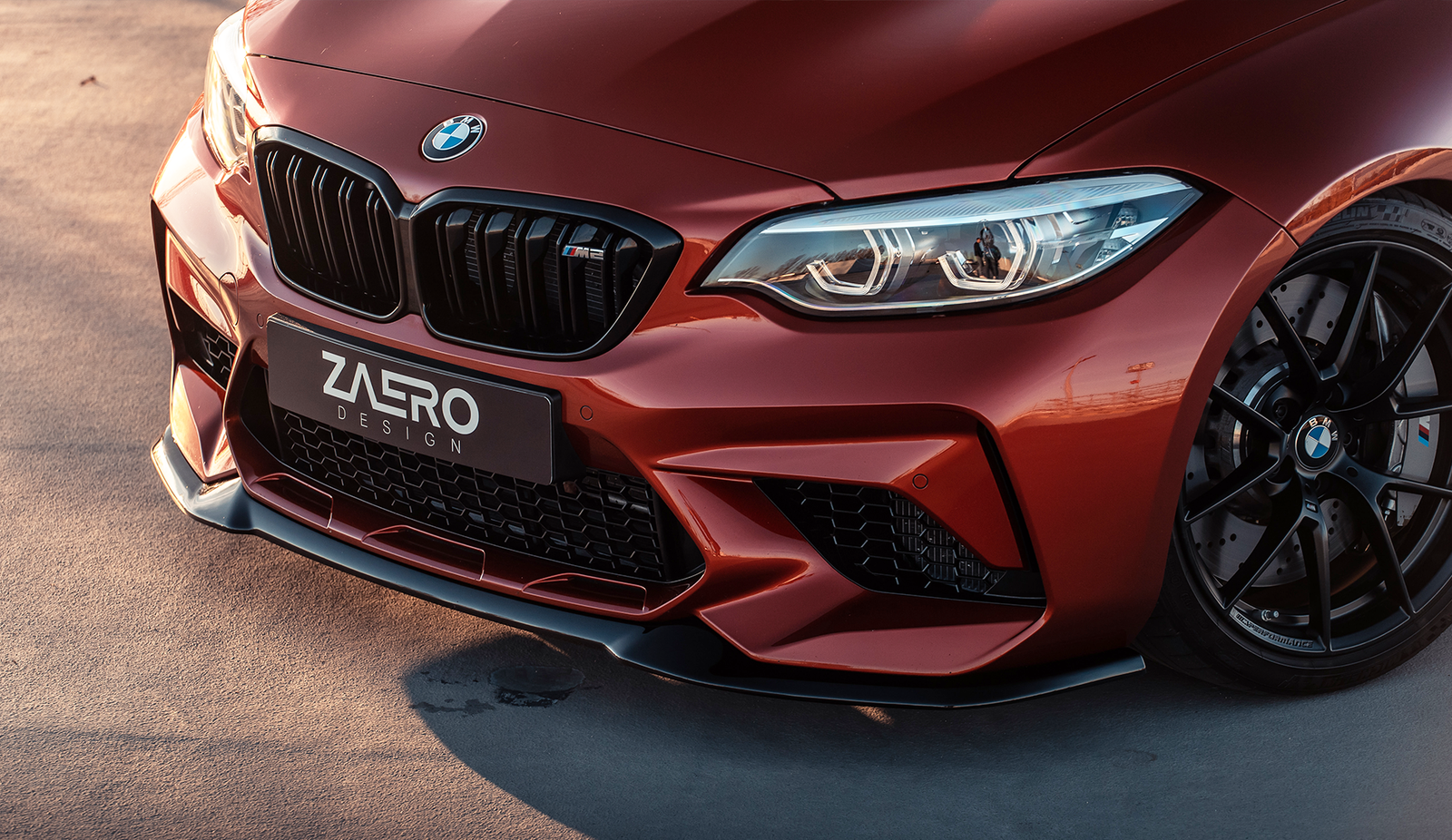 Zaero Design EVO-S Front Lip/Splitter for BMW M2 / M2 Competition F87 (LCI) 2018+