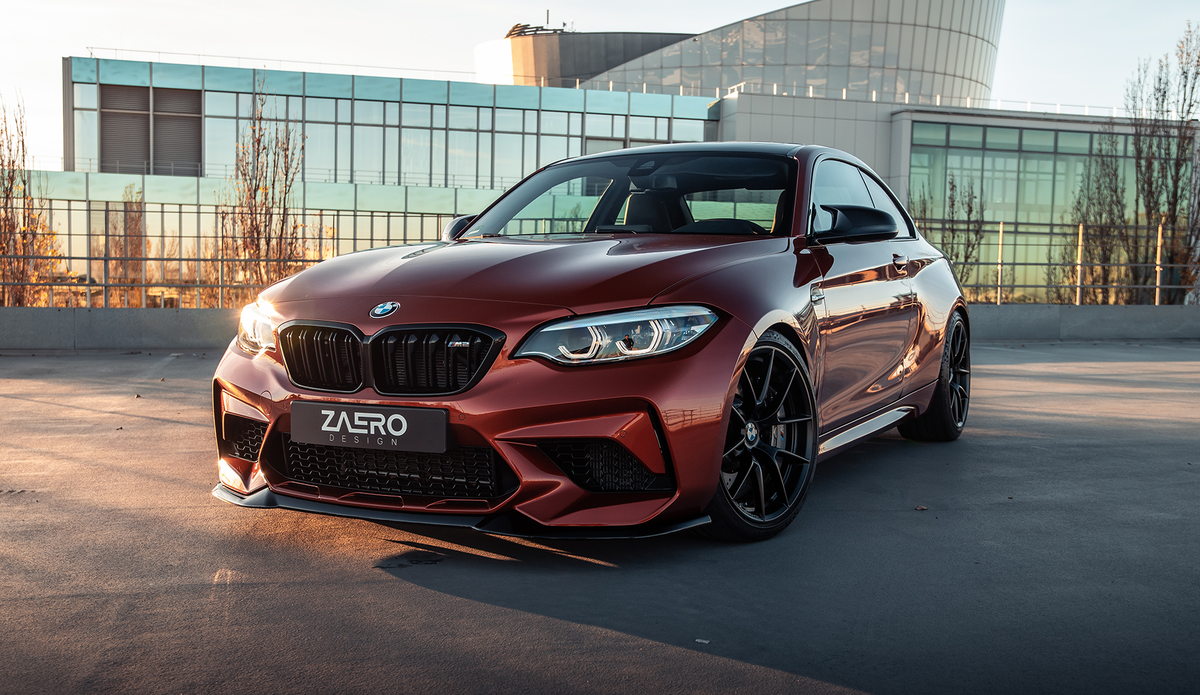Zaero Design EVO-S Front Lip/Splitter for BMW M2 / M2 Competition F87 (LCI) 2018+