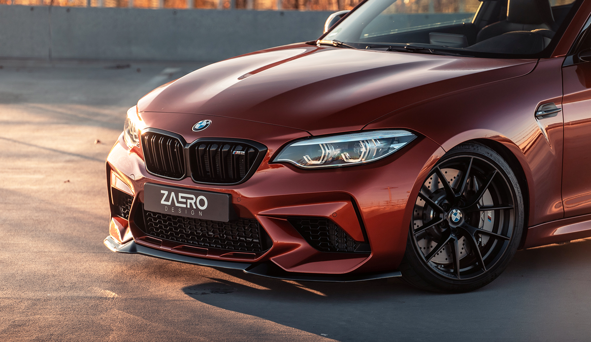 Zaero Design EVO-S Front Lip/Splitter for BMW M2 / M2 Competition F87 (LCI) 2018+