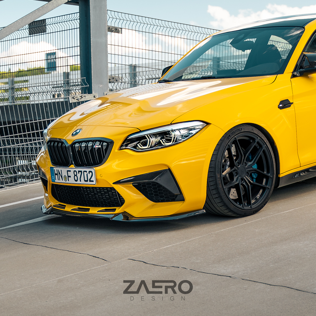 Zaero Design EVO-S Front Lip/Splitter for BMW M2 / M2 Competition F87 (LCI) 2018+