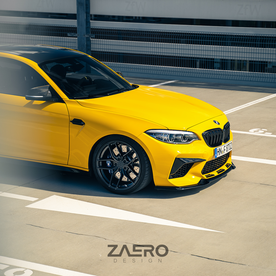 Zaero Design EVO-S Front Lip/Splitter for BMW M2 / M2 Competition F87 (LCI) 2018+