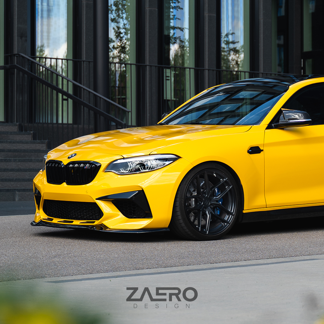 Zaero Design EVO-S Front Lip/Splitter for BMW M2 / M2 Competition F87 (LCI) 2018+