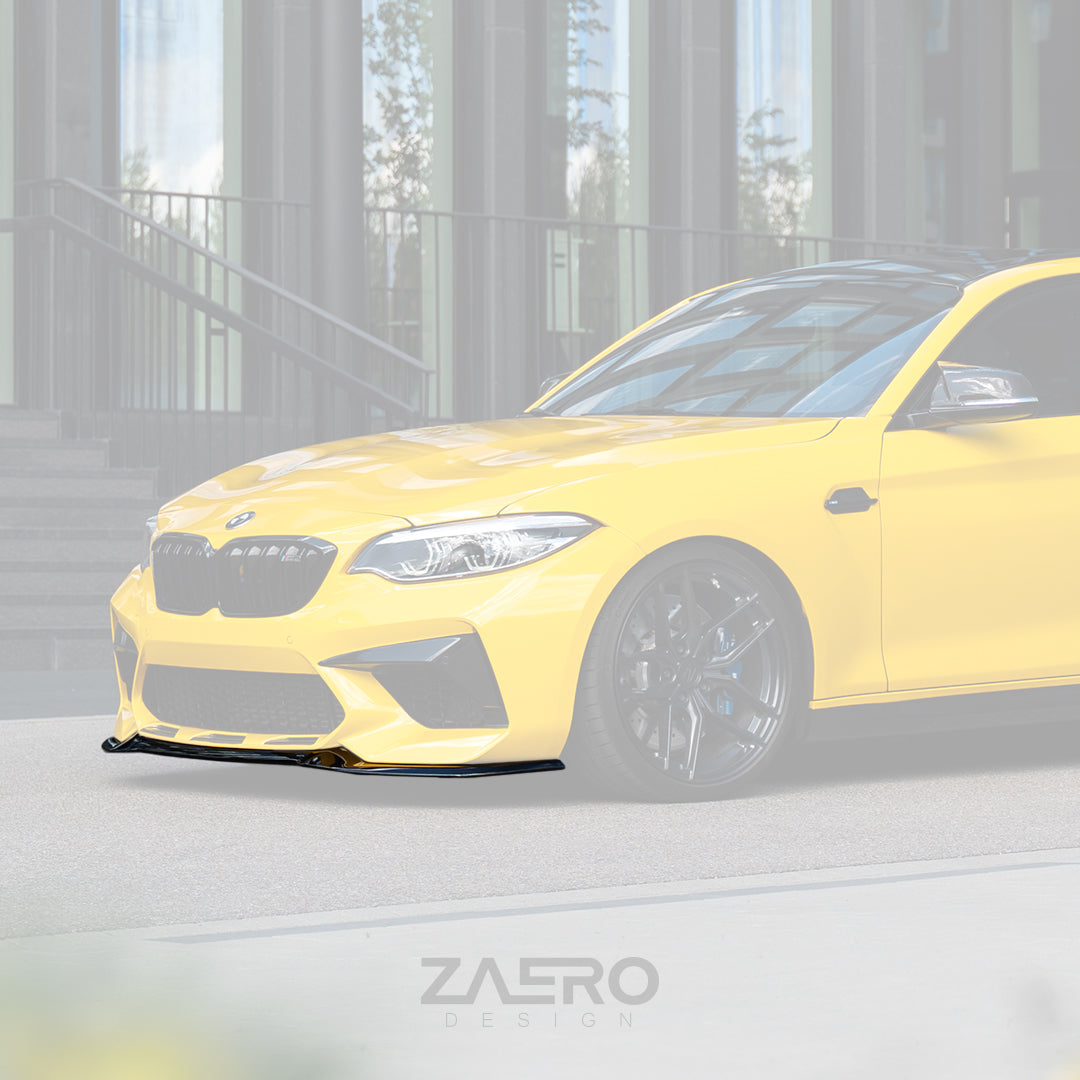 Zaero Design EVO-S Front Lip/Splitter for BMW M2 / M2 Competition F87 (LCI) 2018+